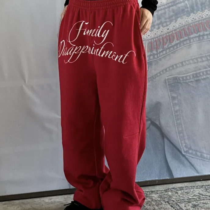 [새제품] 스컬프터 Bad Seed Sweatpants Red XL