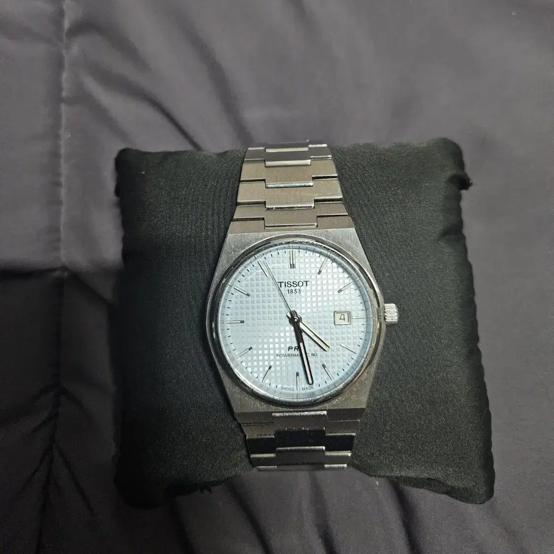 티쏘 prx 40mm 오토 아이스블루