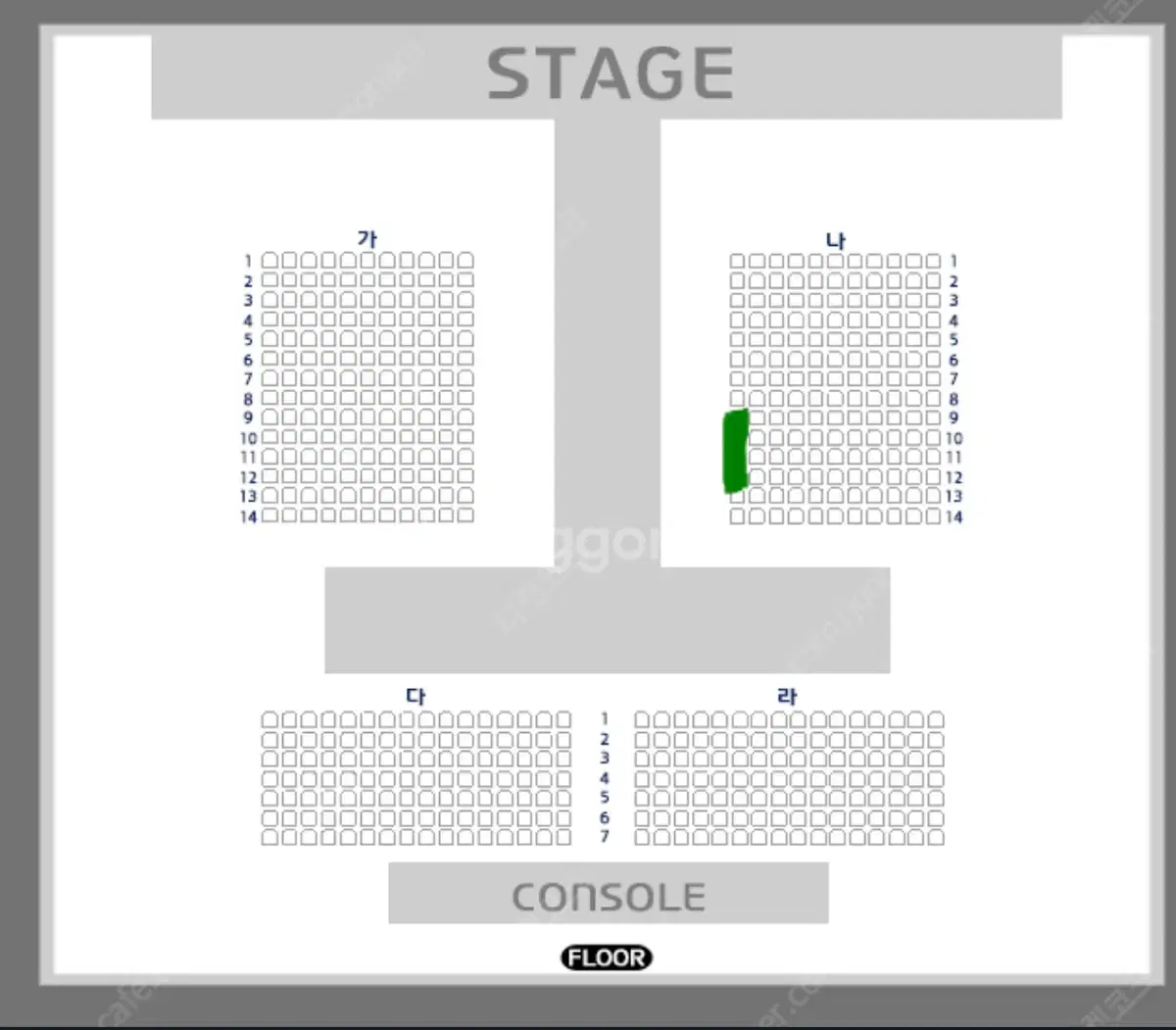 다이나믹 듀오 콘서트 무대앞 1층 통로석