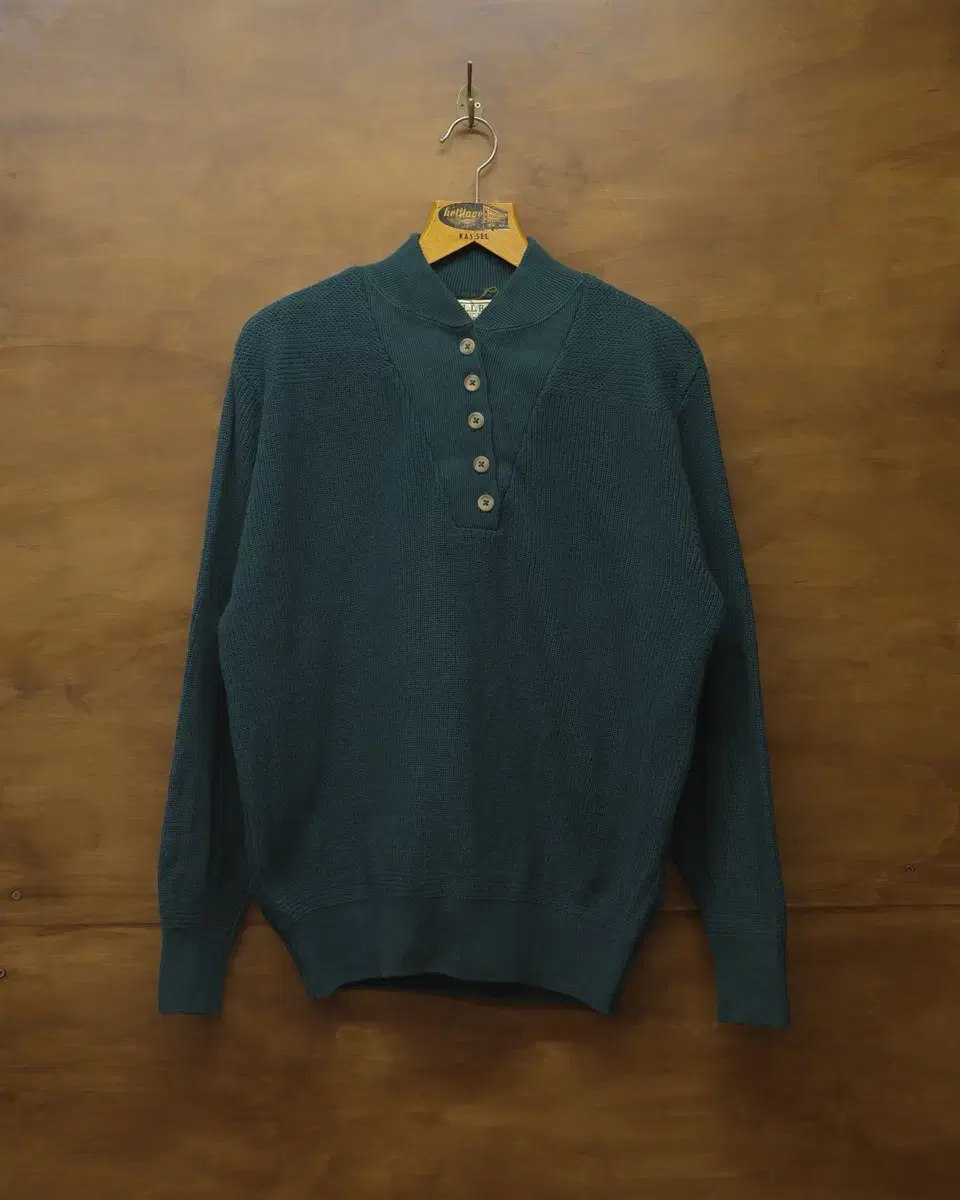 90s L.L.Bean Military Type Cotton Knit