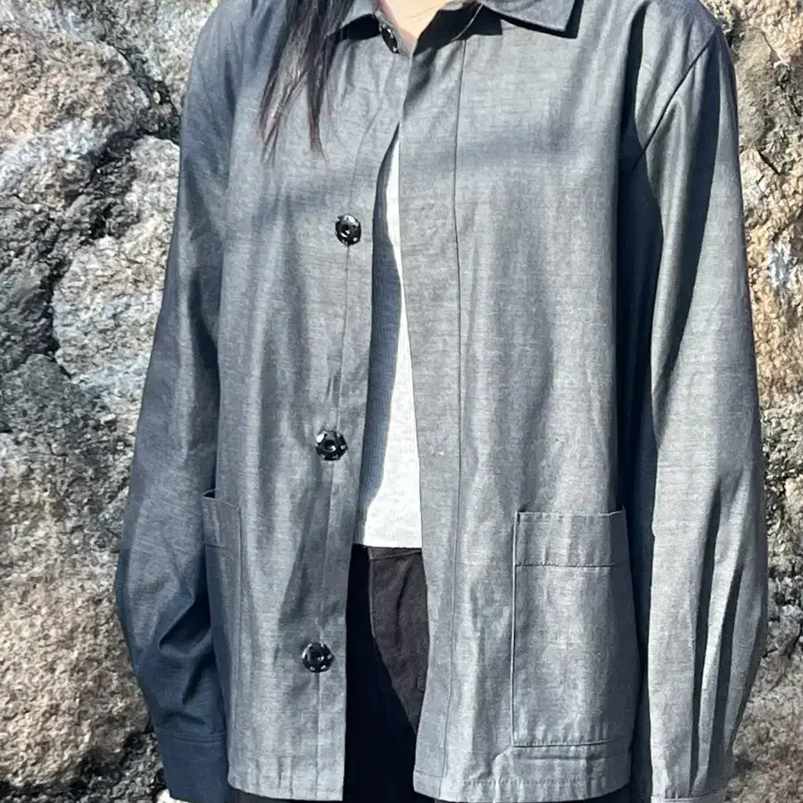 Yohji Yamamoto Ys Button Up Pleats Jack