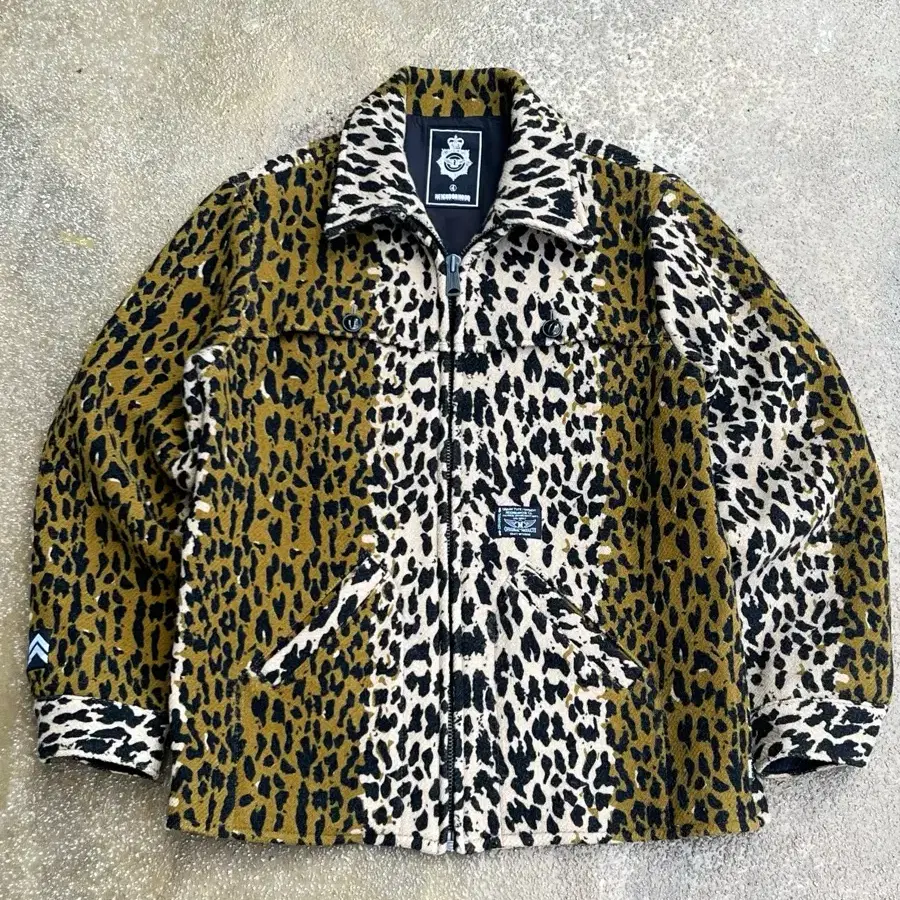 Neighborhood Leopard Wool Jacket