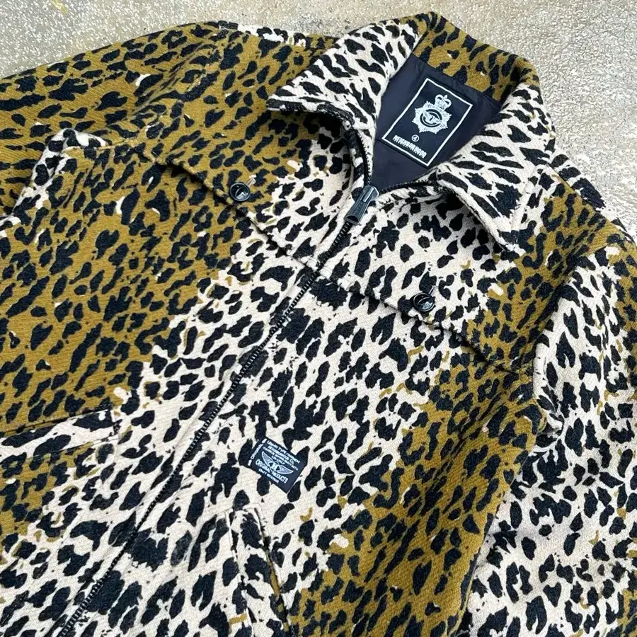 Neighborhood Leopard Wool Jacket