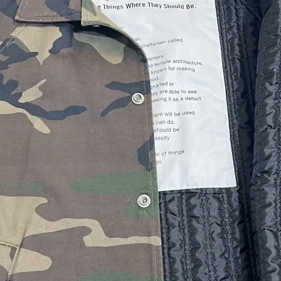 WTAPS Camouflaged Button Jacket