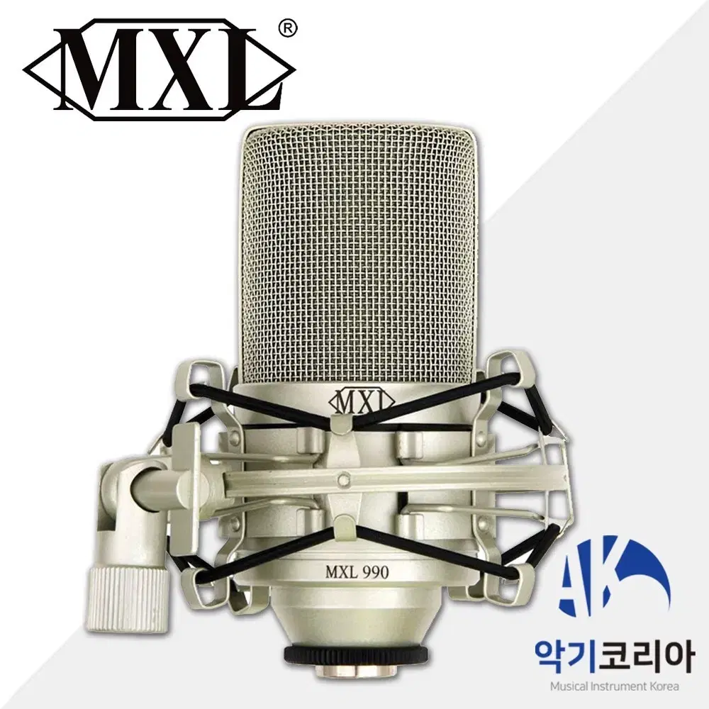 MXL 990 풀패키지  콘덴서 마이크 홈레코딩 인터넷방송