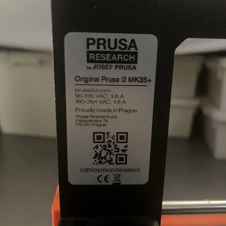 3D 프린터 prusa i3 mk3s+ 정품