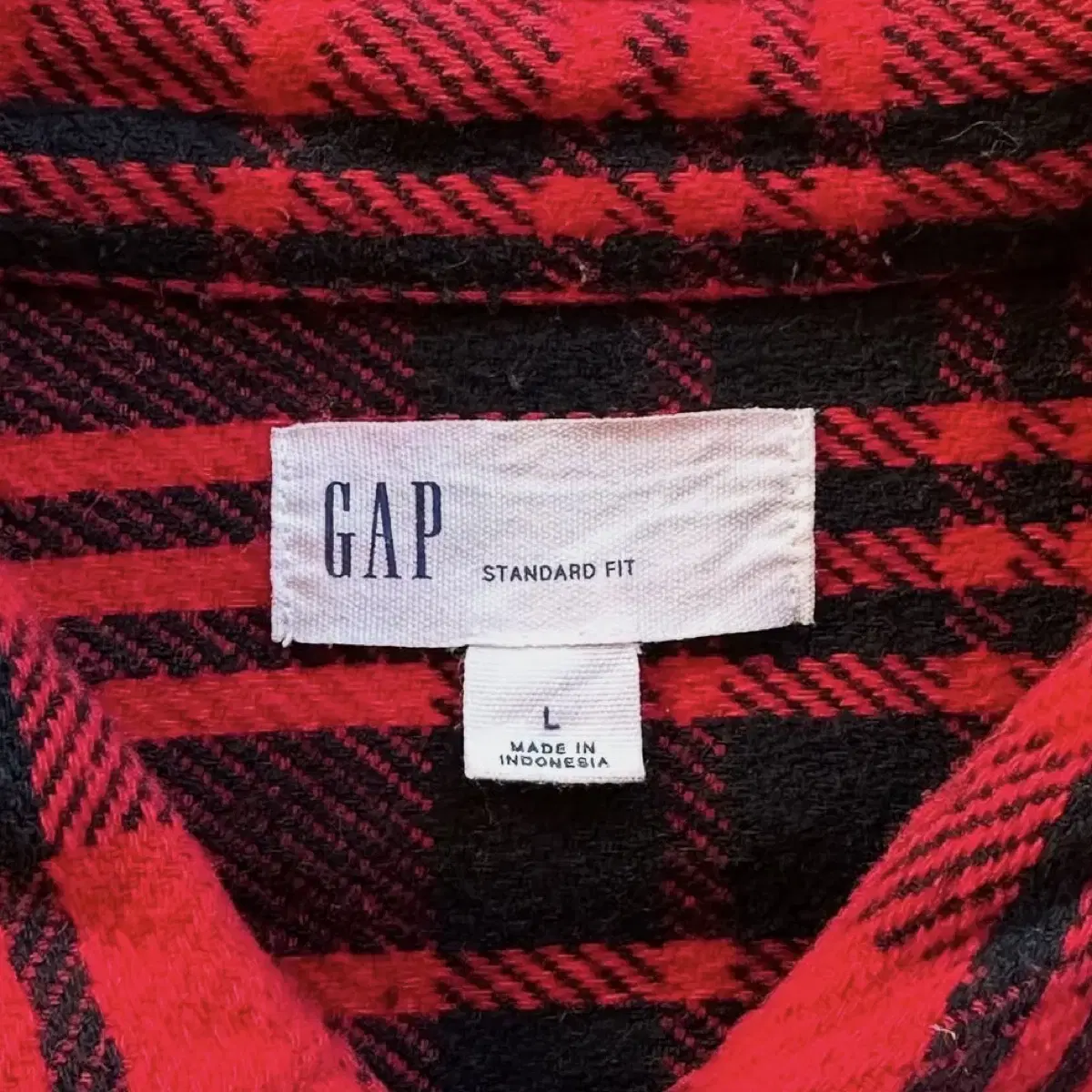 GAP 갭 울 체크 셔츠