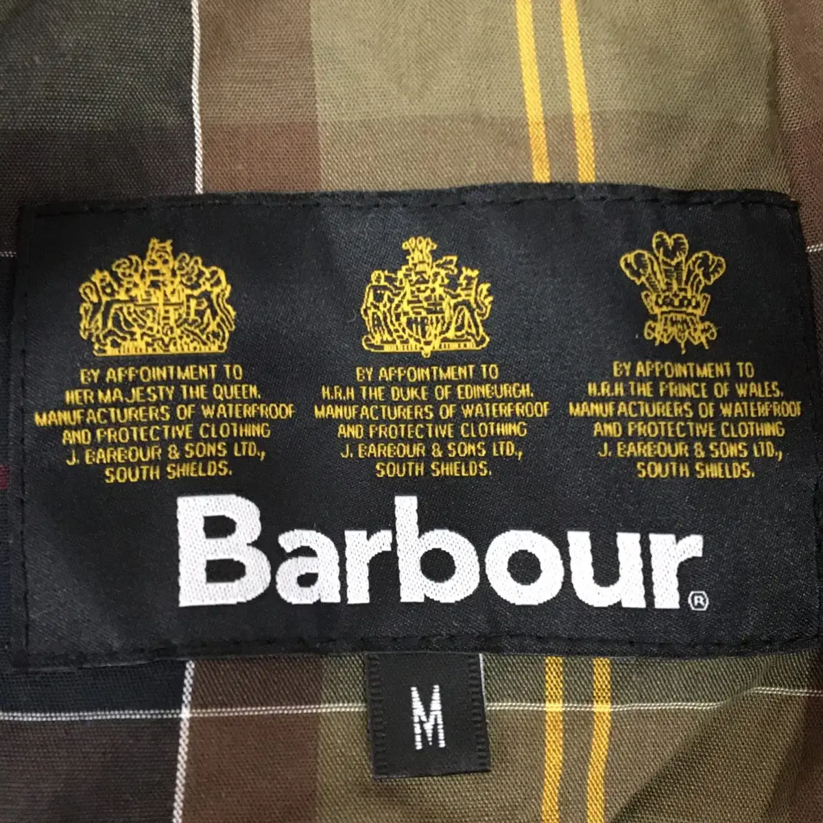 Barbour 바버(국내판) 왁스코튼 패딩 M