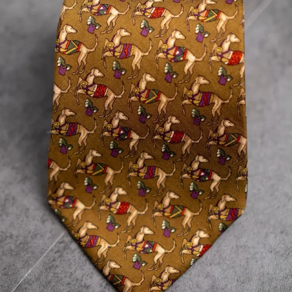 Old Salvatore Ferragamo Silk Tie (9.5)