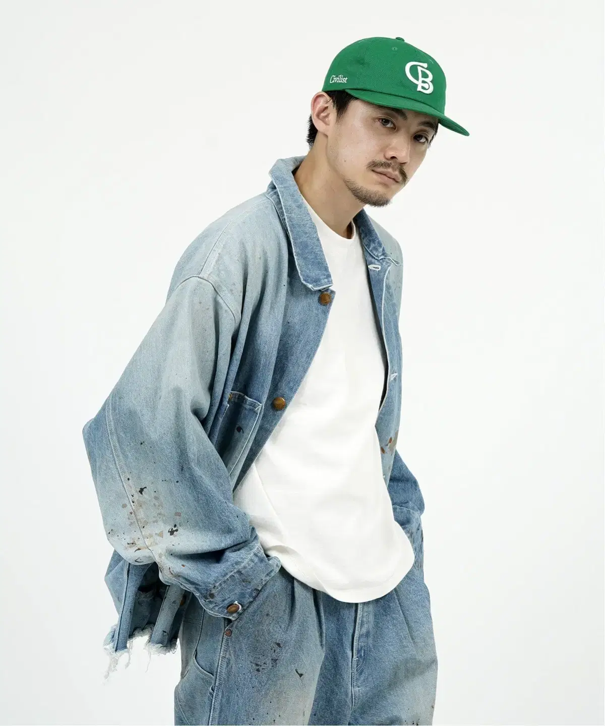 DOUBLET Cut-off denim coverall