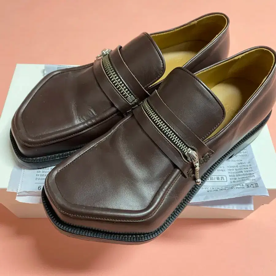 42] Mariano Zipper Monster Loafers Brown #마리아노,#magliano