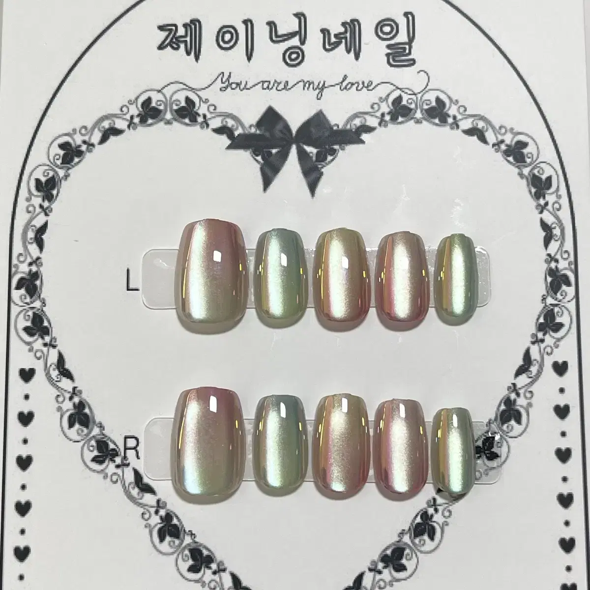 제이닝네일 수제네일팁 10pcs