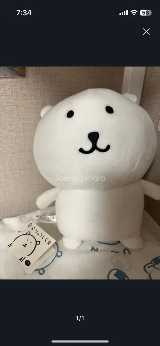 농담곰 s사이즈 에이노바 시절 인형