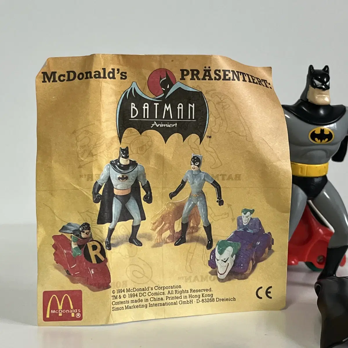 McDonalds "Batman Toy" Full Set 1994년도