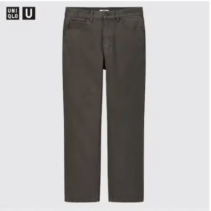 UniqloU 22FW Regular Fit Jeans Khaki 33