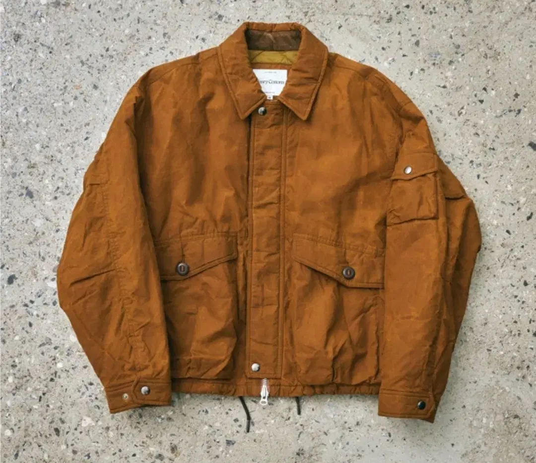 헨리코튼 Henry cotton Waxed Fishermen jacket