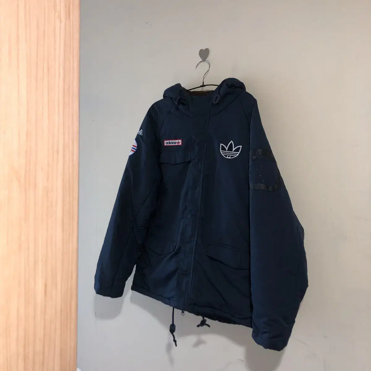 Vintage Adidas navy Utility Jacket