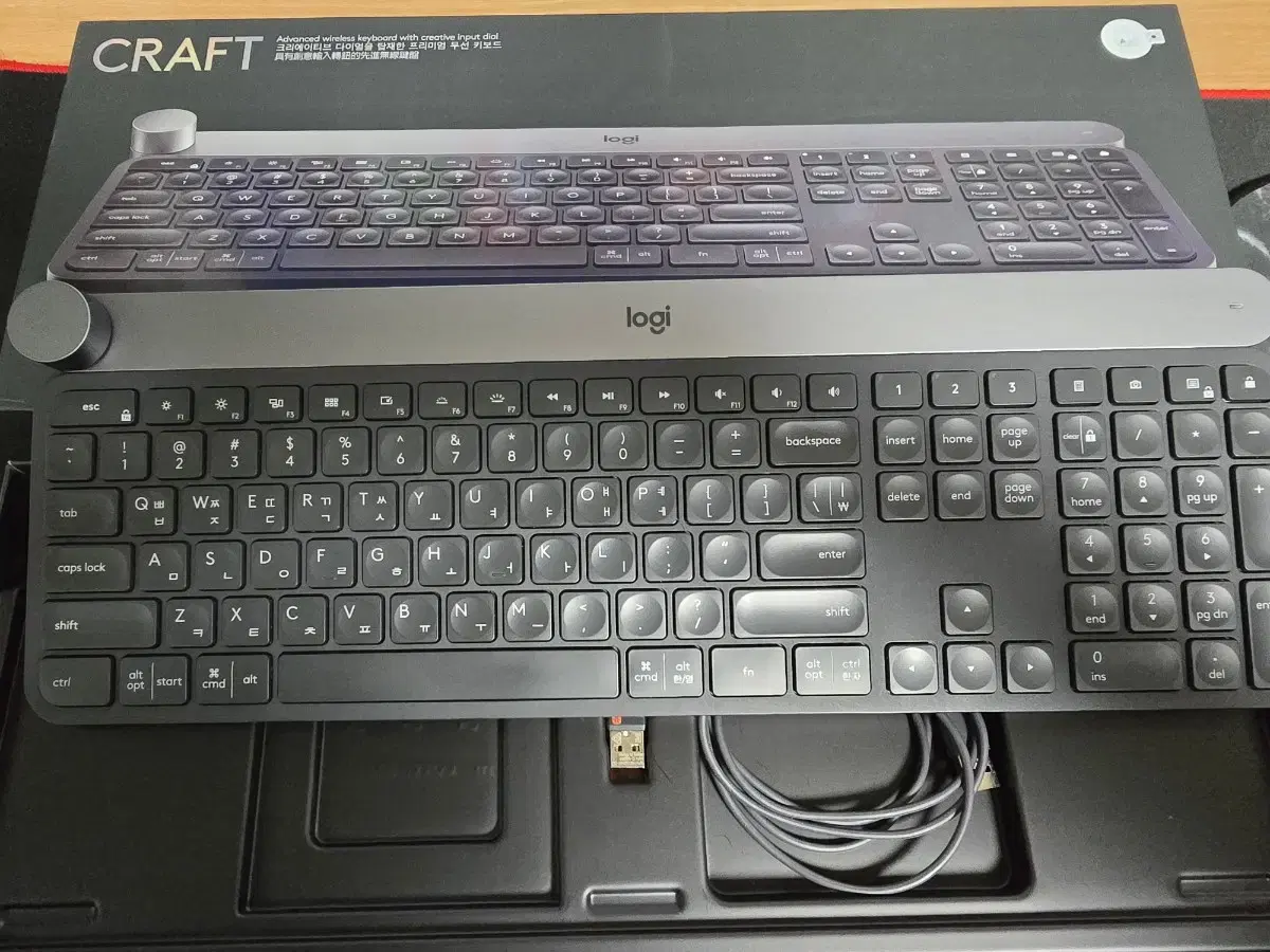 로지텍 크래프트 키보드 Logitech MX Keys Craft keyb