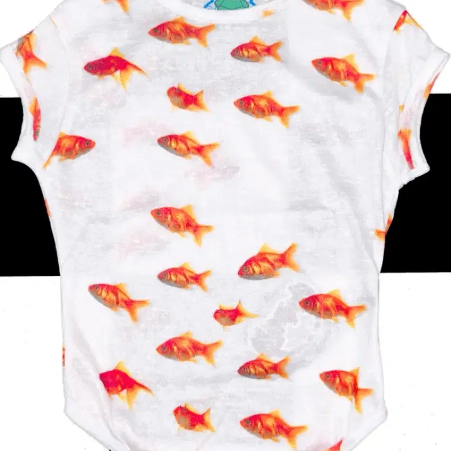 오마이티 omighty goldfish slub baby tee (M)