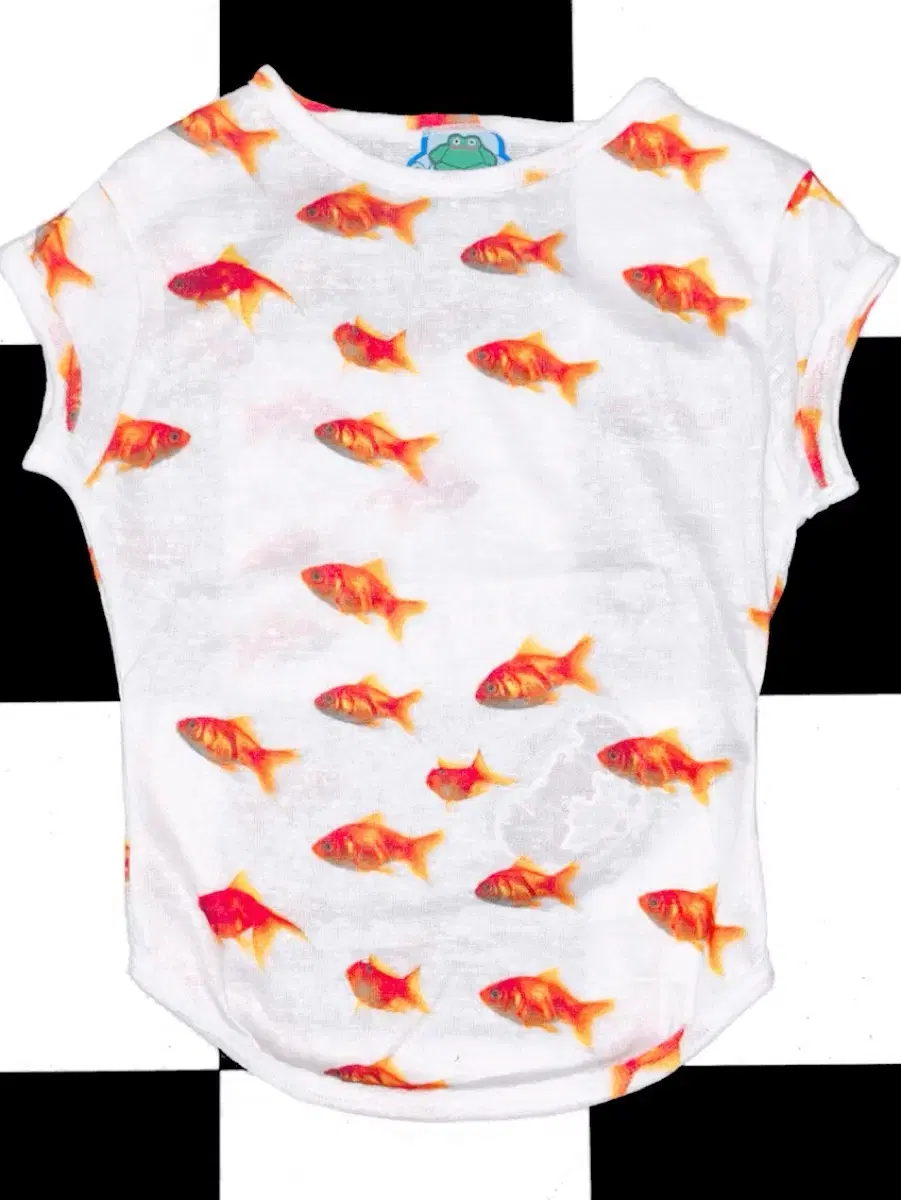 오마이티 omighty goldfish slub baby tee (M)