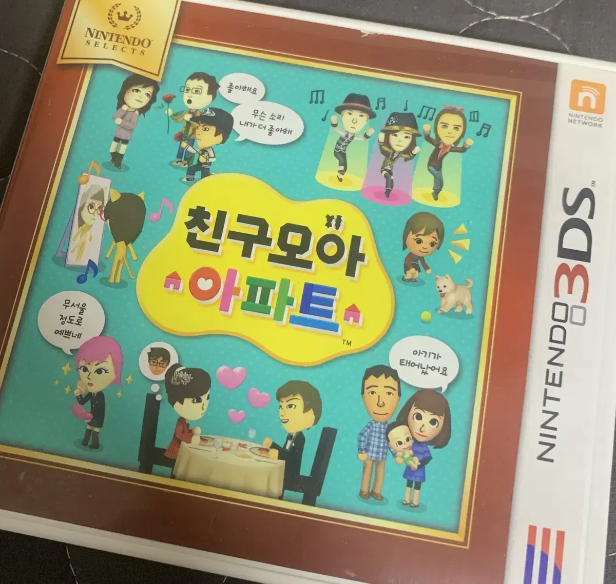 닌텐도 3DS 친구모아 아파트 친모아 칩