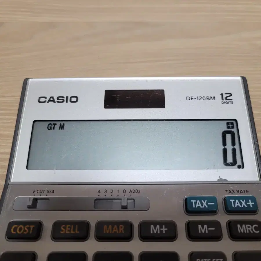 카시오 CASIO  DF-120BM 계산기