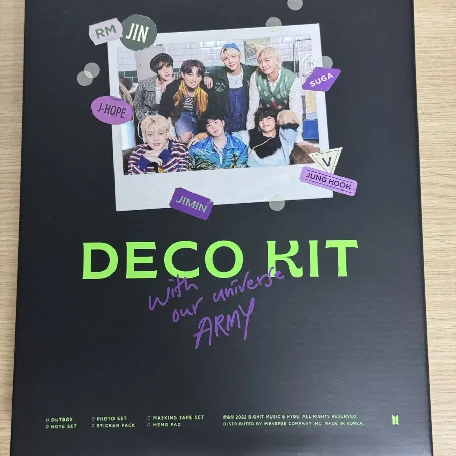 방탄소년단 DECO KIT 팔아요