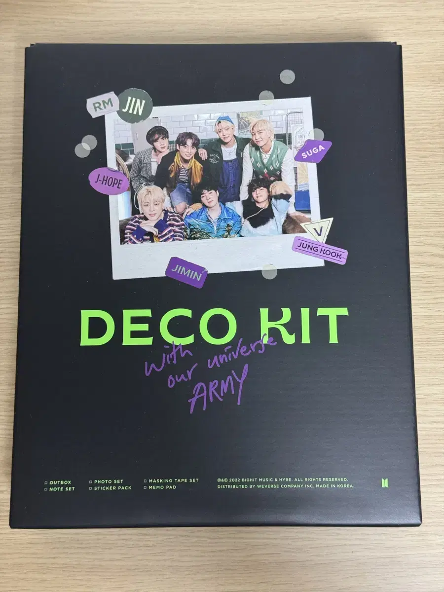 방탄소년단 DECO KIT 팔아요