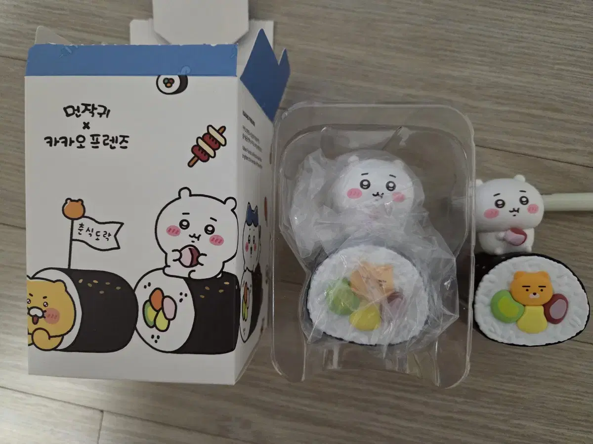 (치이카와) 카카오 먼작귀 콜라보 김밥 피규어