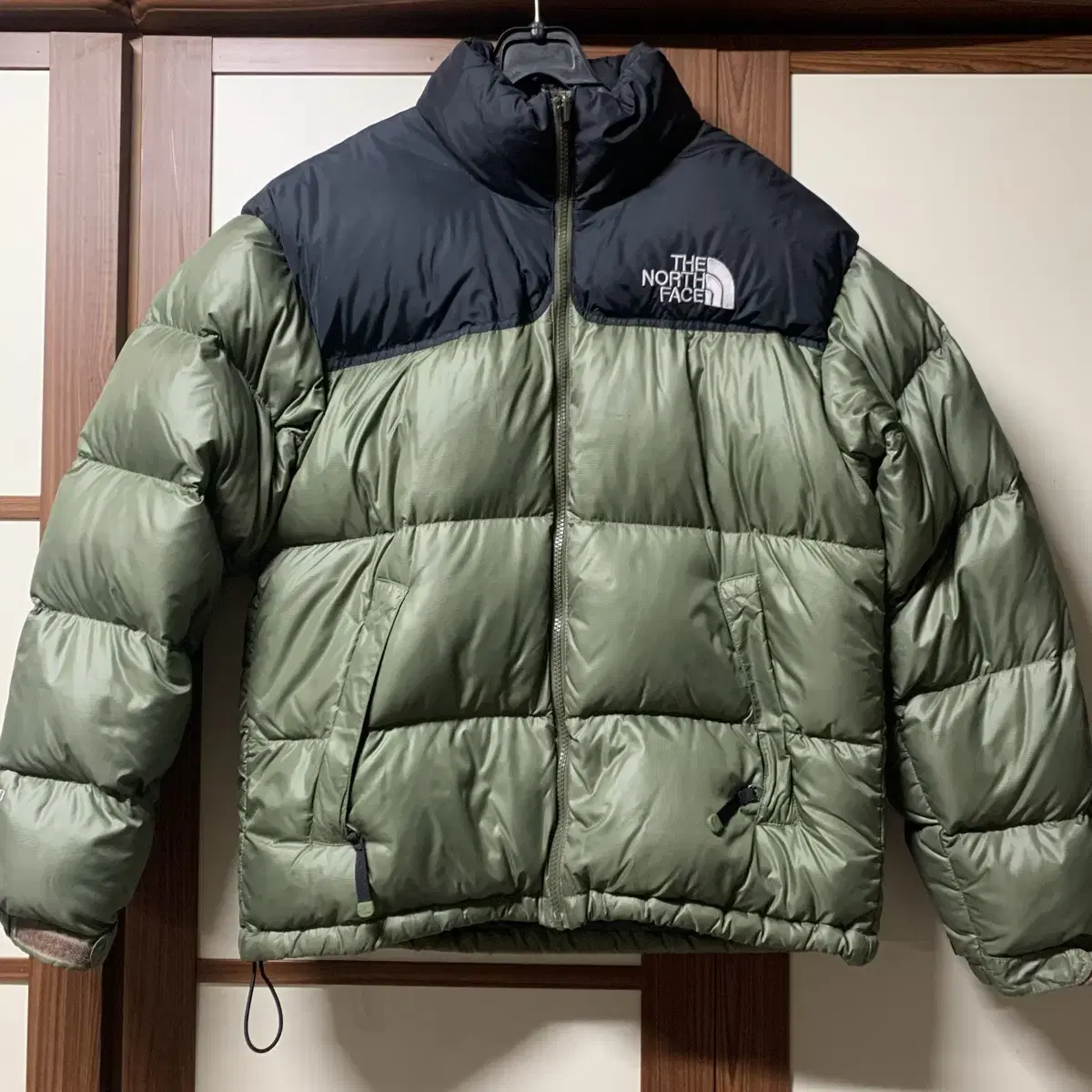 [Rare] The North Face Knopsie 700 Vintage Khaki Green Padded