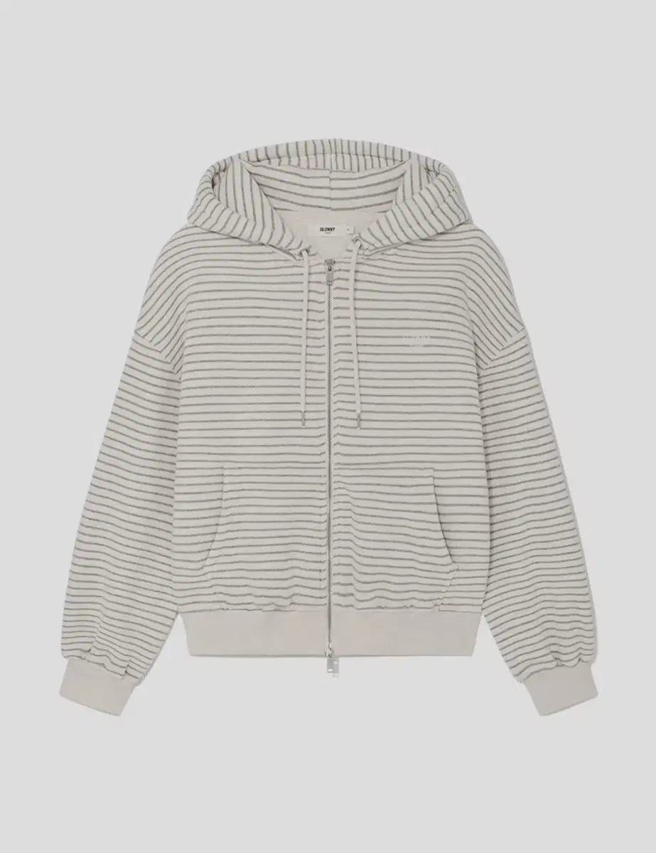 글로니 G BOXY ZIP UP (STRIPE) 후드집업