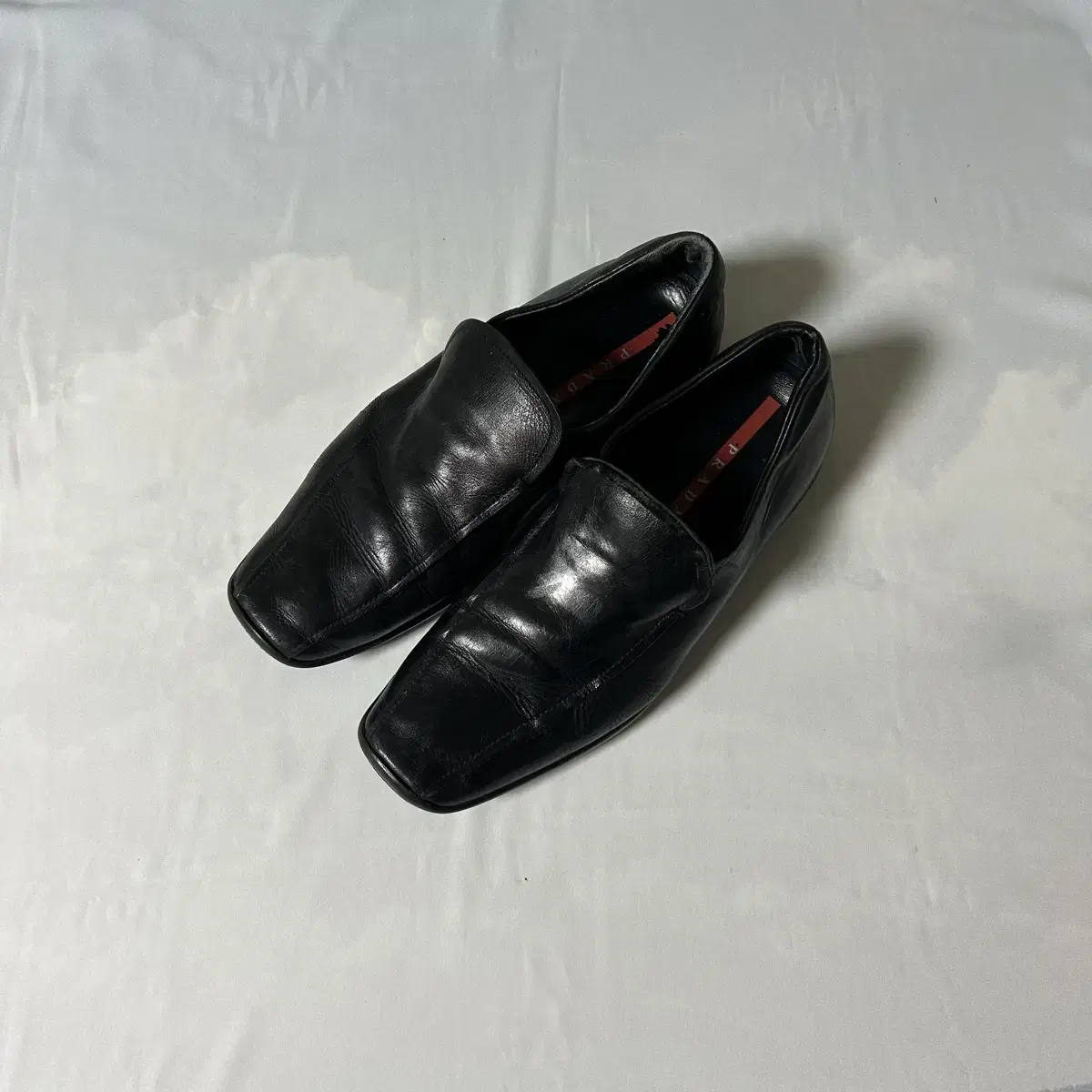 Prada sports slip on loafers