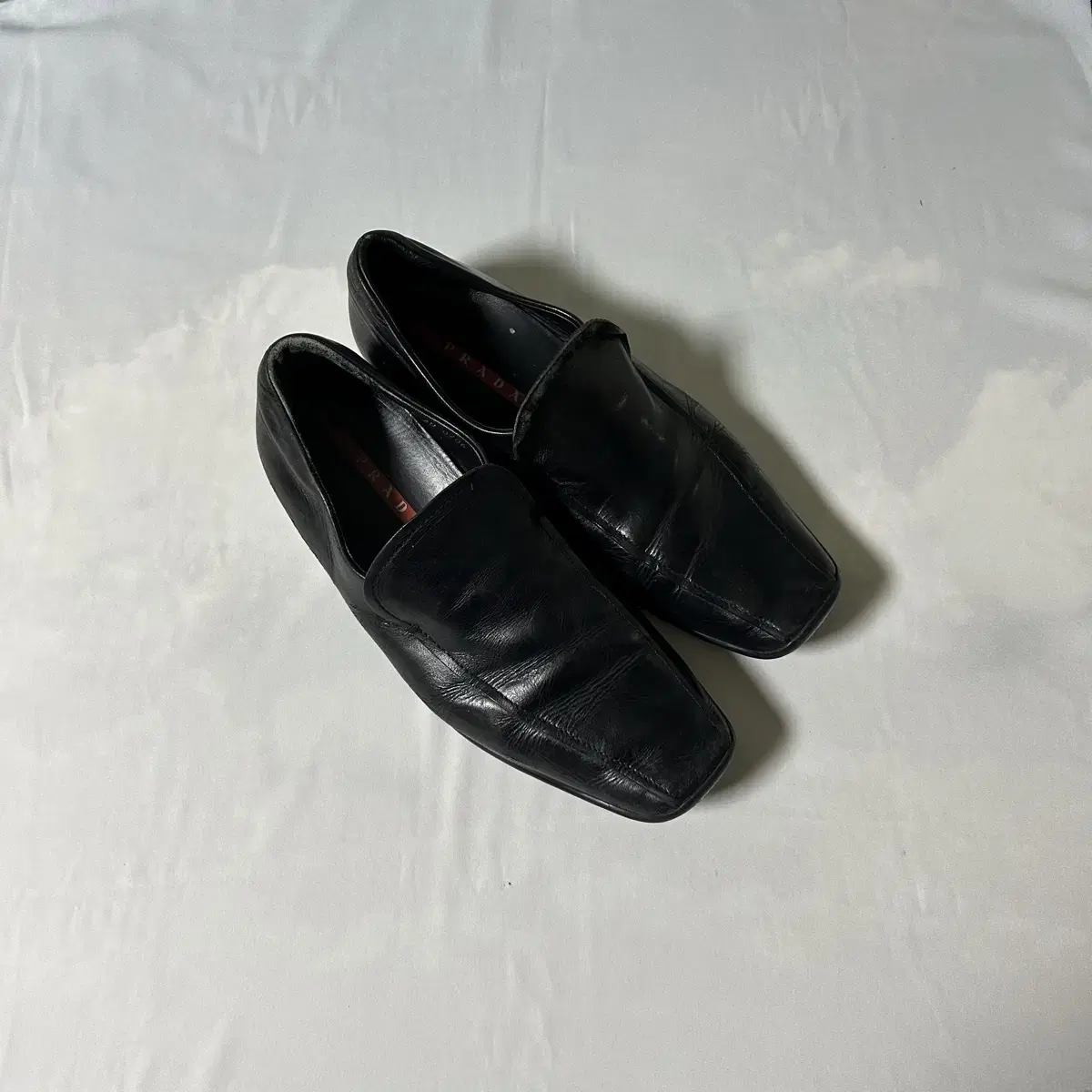 Prada sports slip on loafers