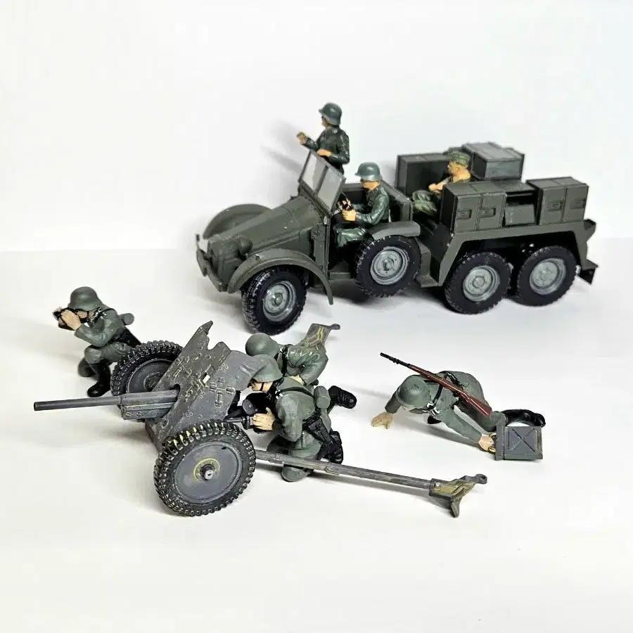 타미야 1/35 독일 3.7cm 대전차포/크룹 프로체 트럭