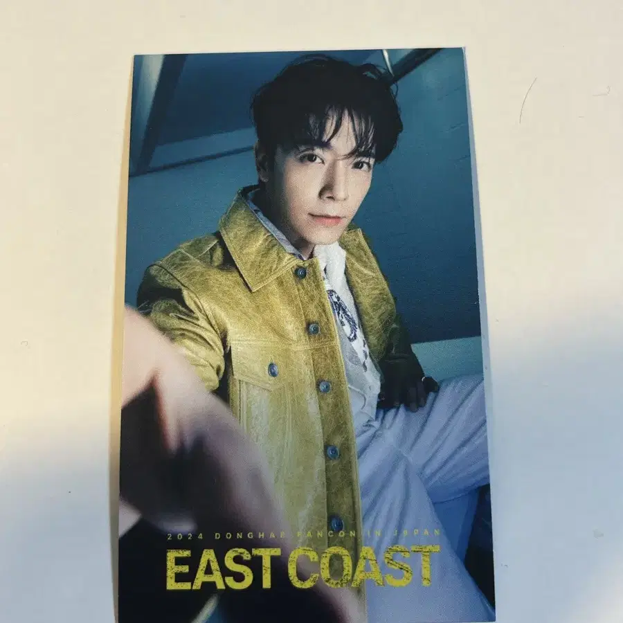 슈퍼주니어 동해 인본 EAST COAST 팬콘 포카