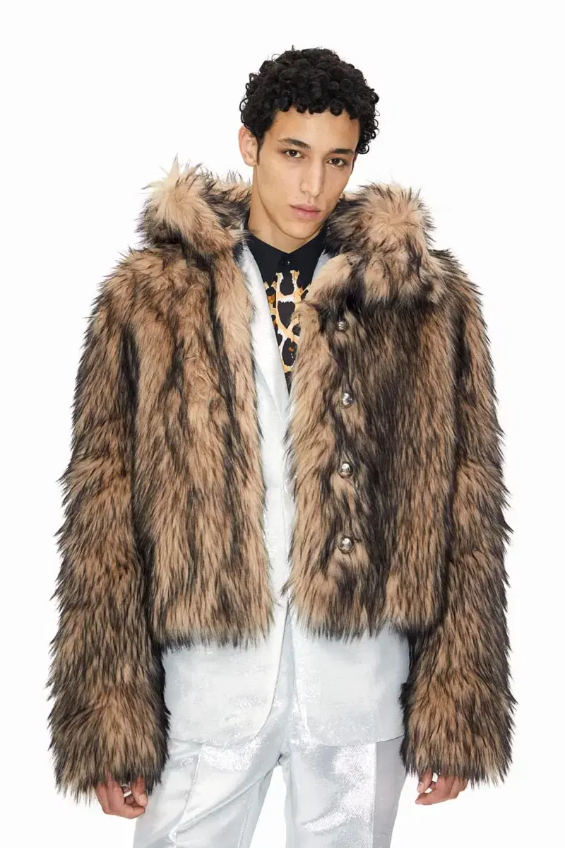 H&M X Pakoravan Fur Jacket (L)