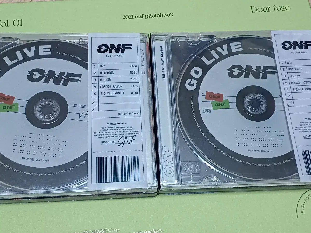 onf go live unsealed album go live y why