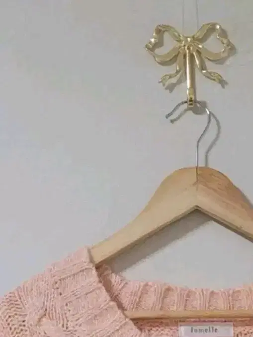 핑크코랄 오버핏브이넥 꽈배기니트원피스 모리걸빈티지 봄스냅사진 삿포로
