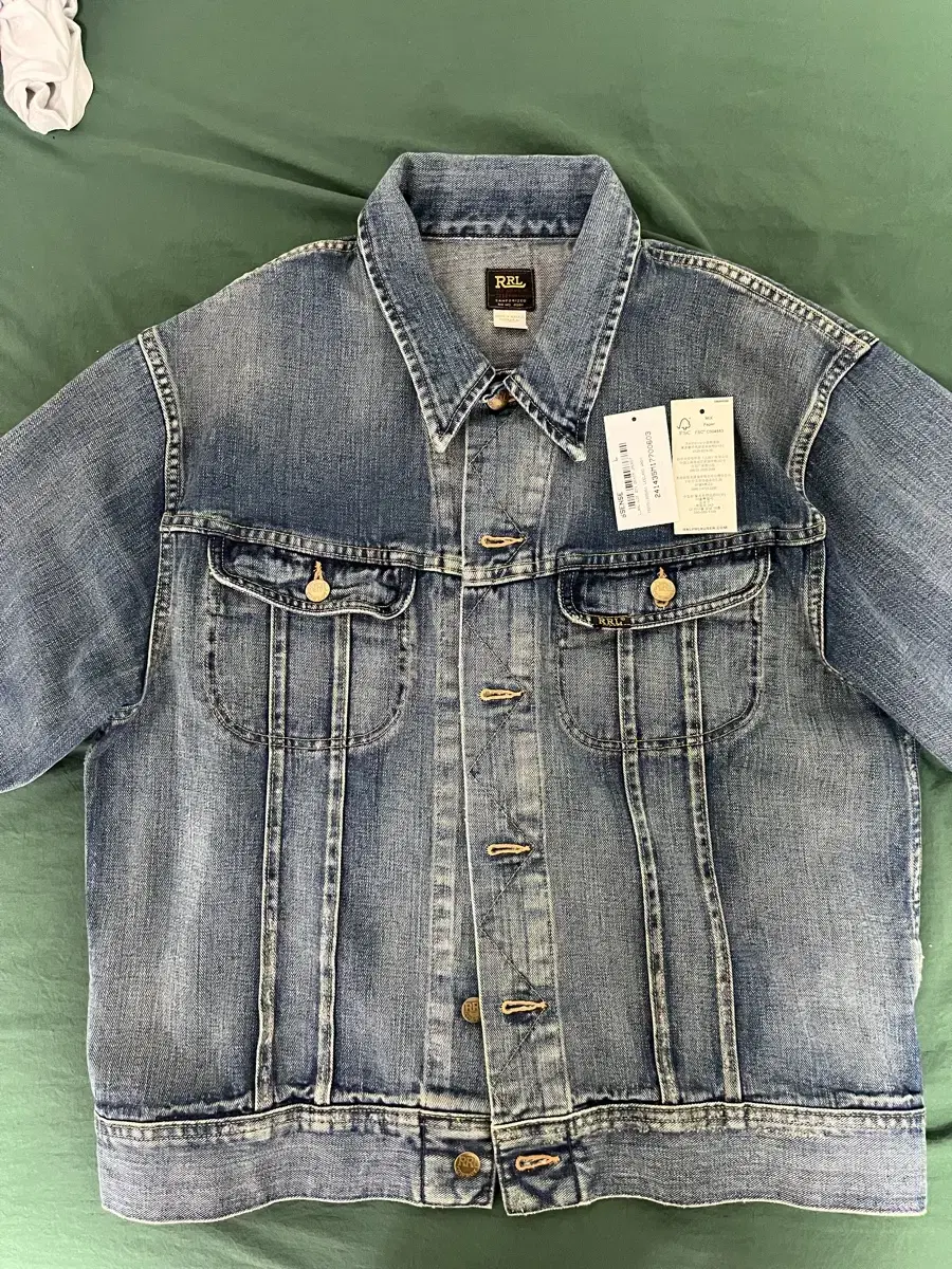 rrl 더블알엘 lot 271 데님 트러커 자켓 L사이즈 새상품