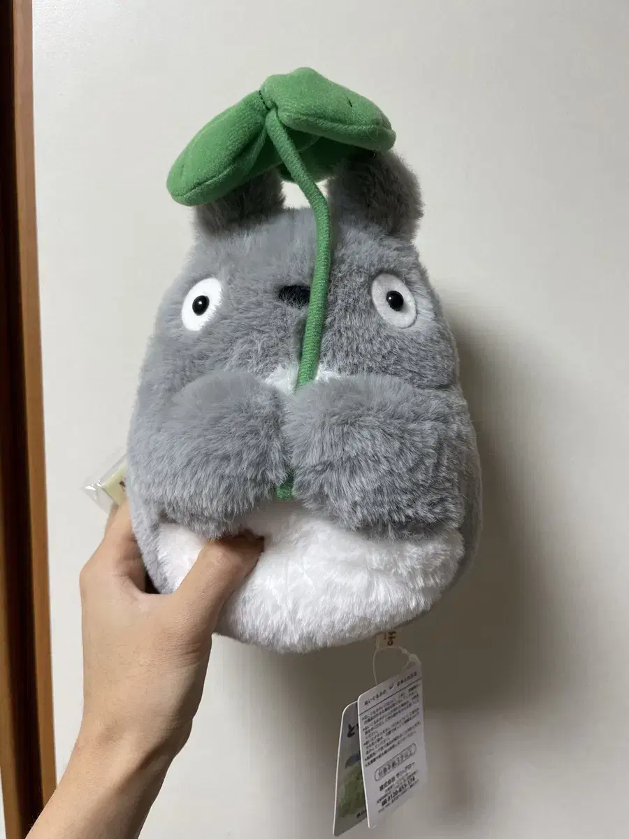 Ghibli Genuine Totoro Leaves doll sells (taxidermy)