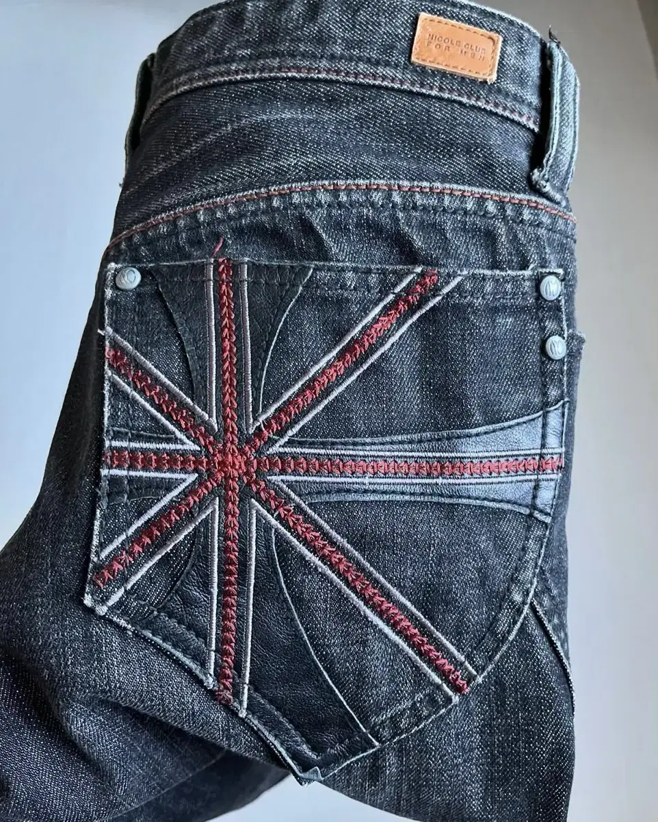 NICOLE CLUB FOR MEN Union Jack Pants