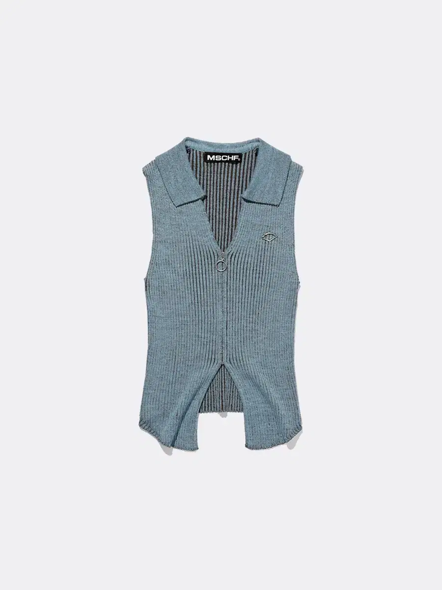 미스치프 Knitted two tone sleeveless