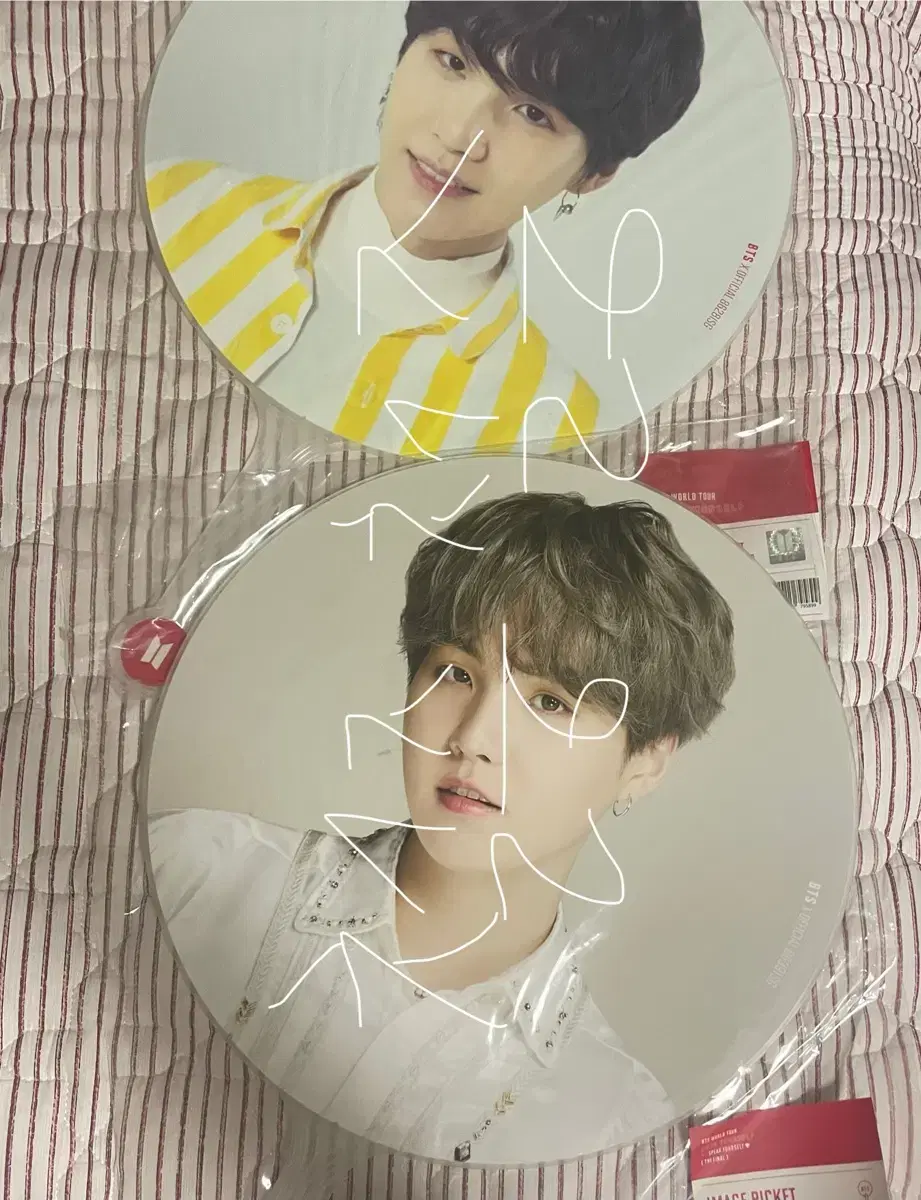 방탄소년단 BTS 이미지 피켓 image picket suga