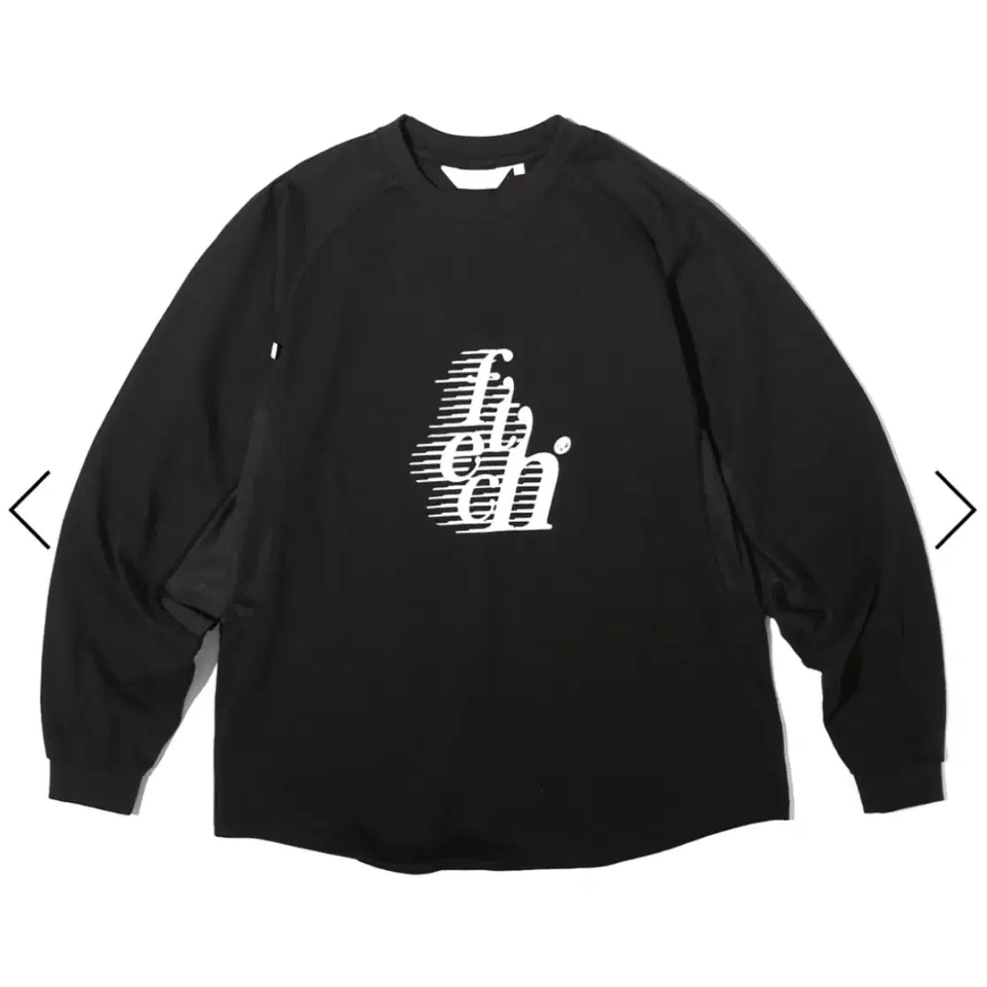 Fetch  RACING MESH L/S T-SHIRT BLACK