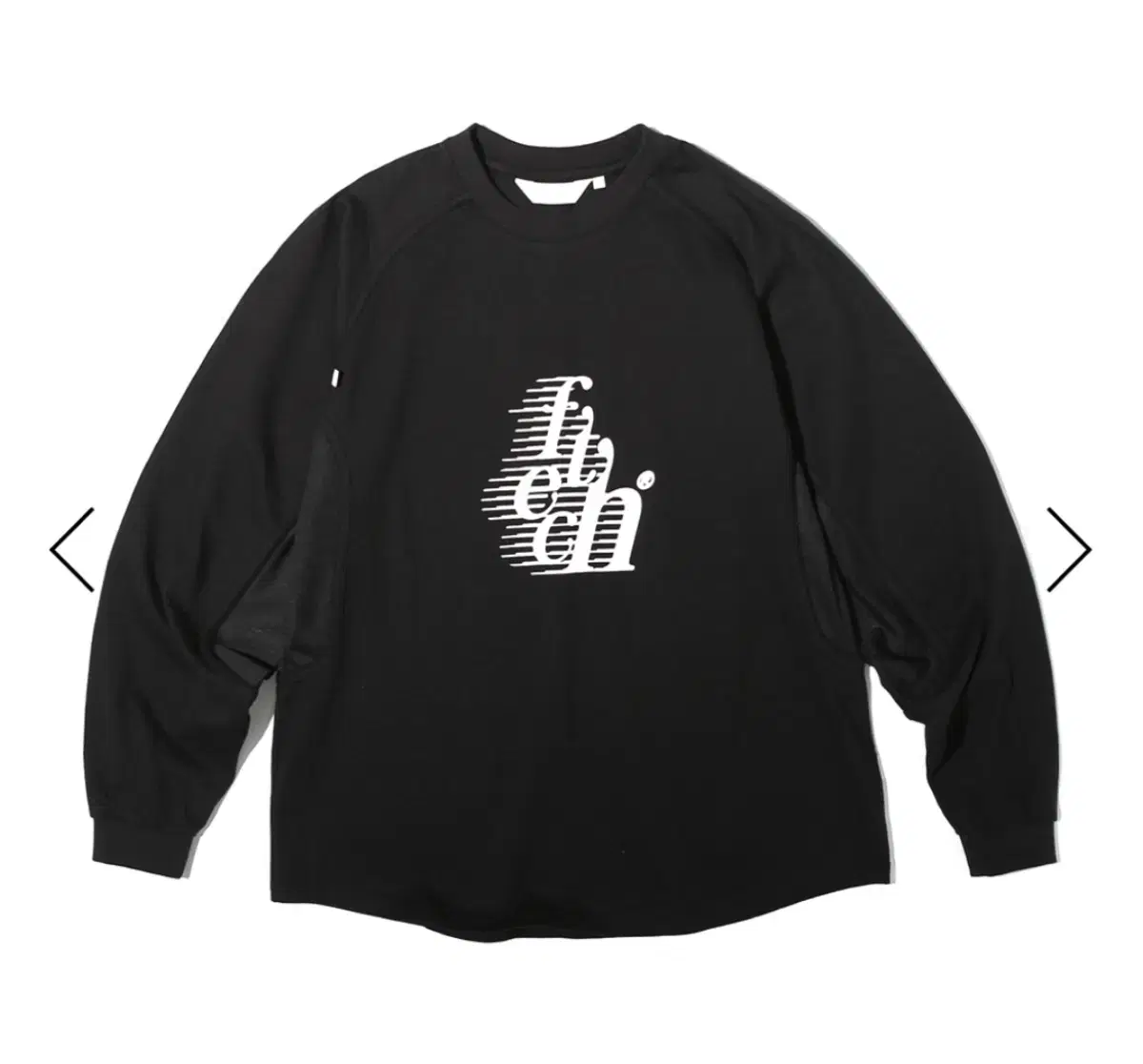 Fetch  RACING MESH L/S T-SHIRT BLACK