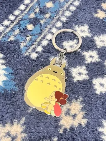 지브리 이웃집 토토로 메탈 플레이트 키 체인
