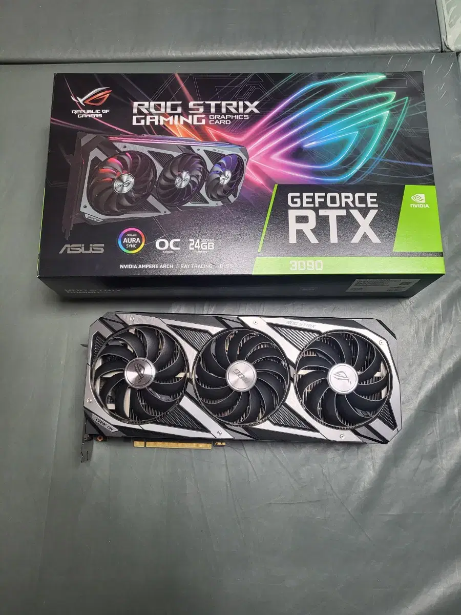 ASUS RTX3090 로그스트릭스 팝니다.