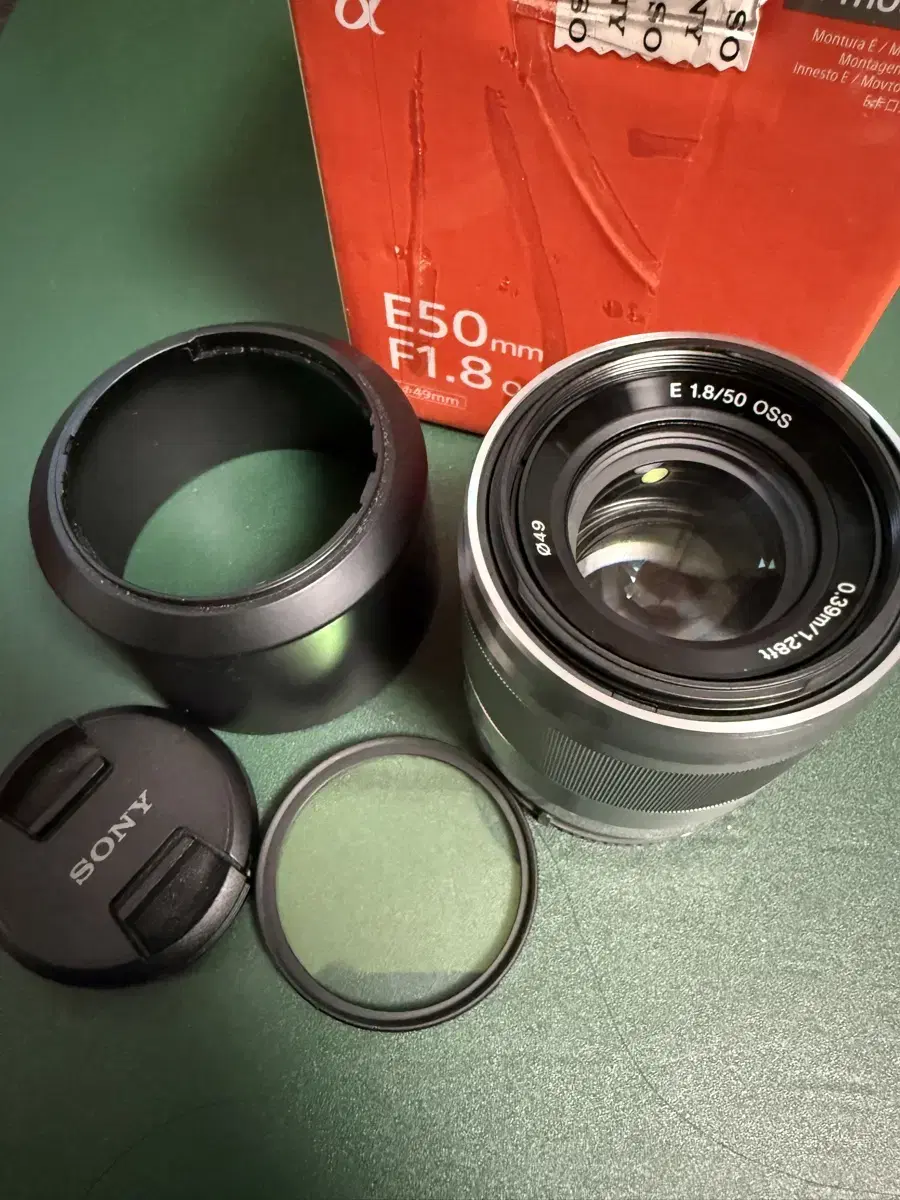 무료배송) 소니 정품 sel E50.8 50mm 1.8