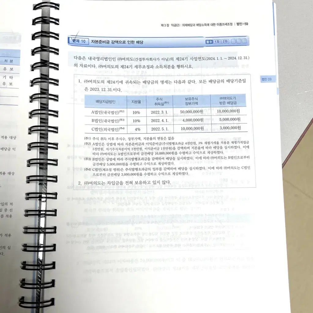 *반택포*2024세무회계연습1(2권분리):정우승회계사세무사