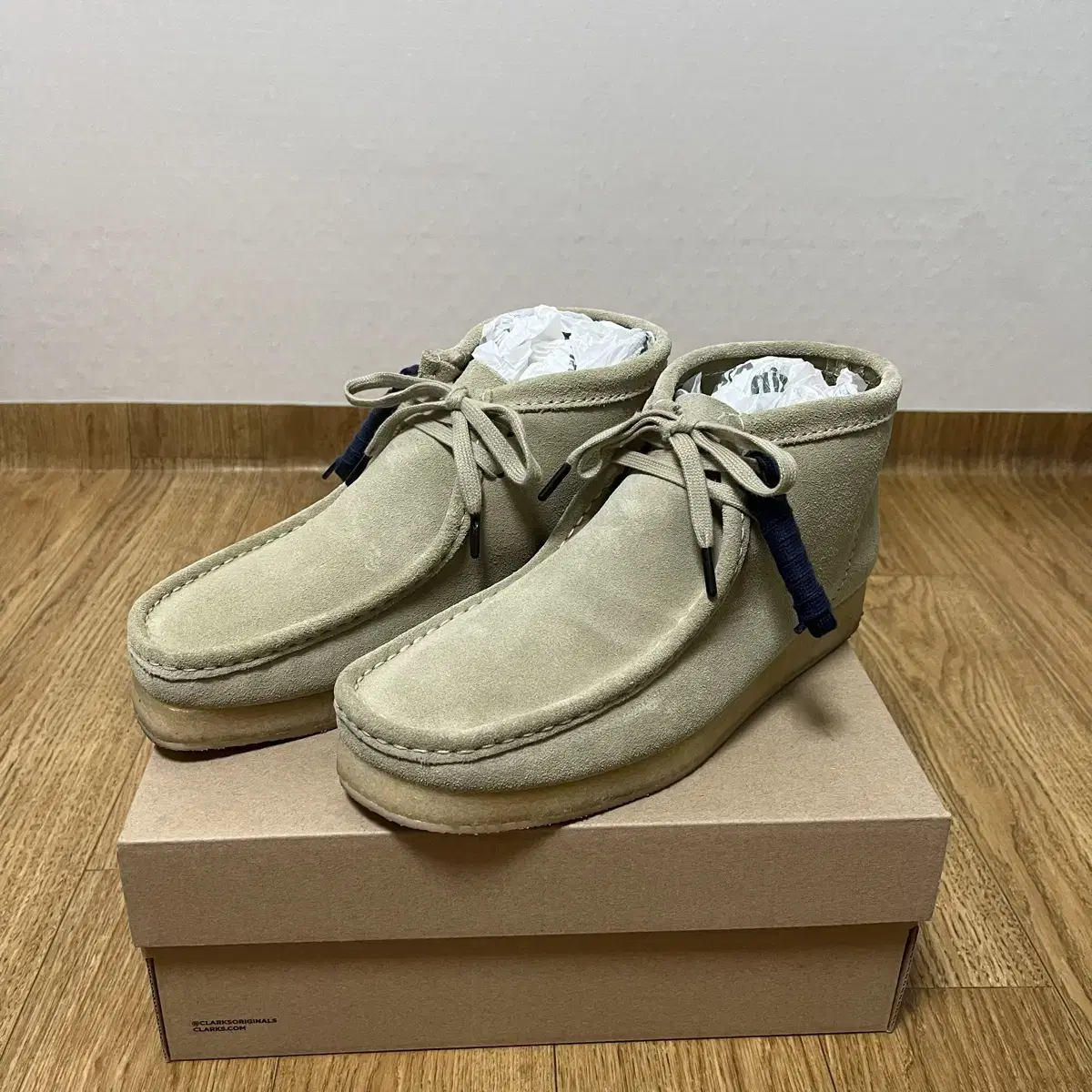 밑창 보강 클락스 왈라비 255 부츠 WALLABEE BOOT 26155